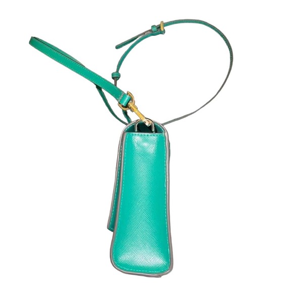 Kate Spade Green Leather Crossbody Handbag New - Picture 4 of 11